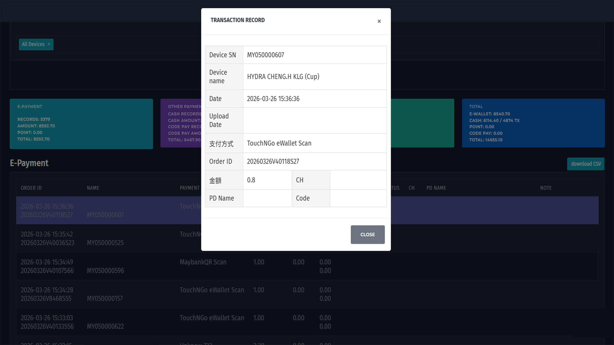 E-Invoice Support