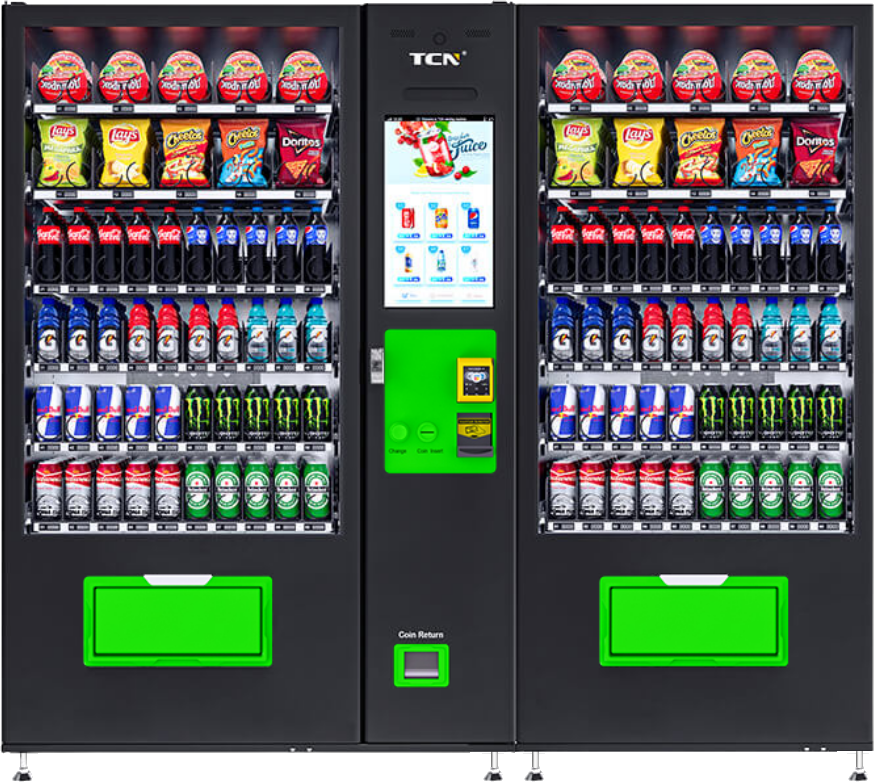 TCN-D720-10C (V22)+10R snack and drink vending machine