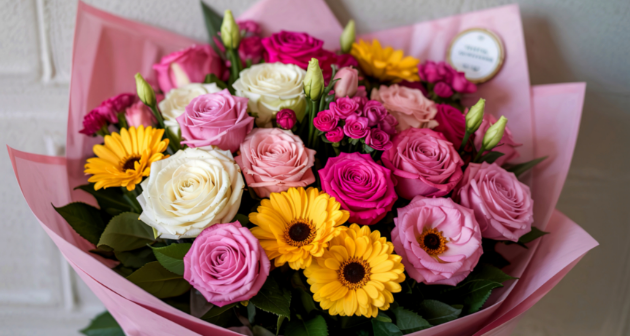 Fresh flower bouquet assortment