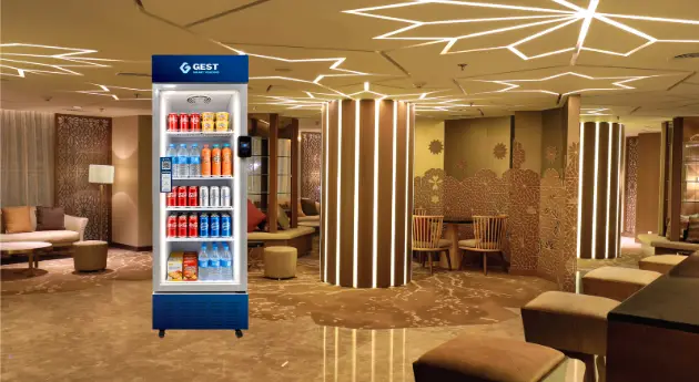 S400P vending machine in a hotel and serviced apartment