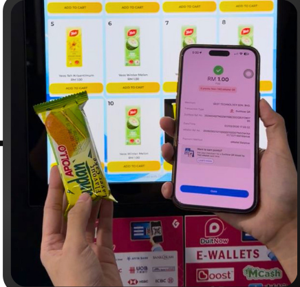 Collect the purchased item