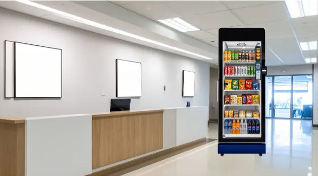 S600P vending machine in a hospital and clinic