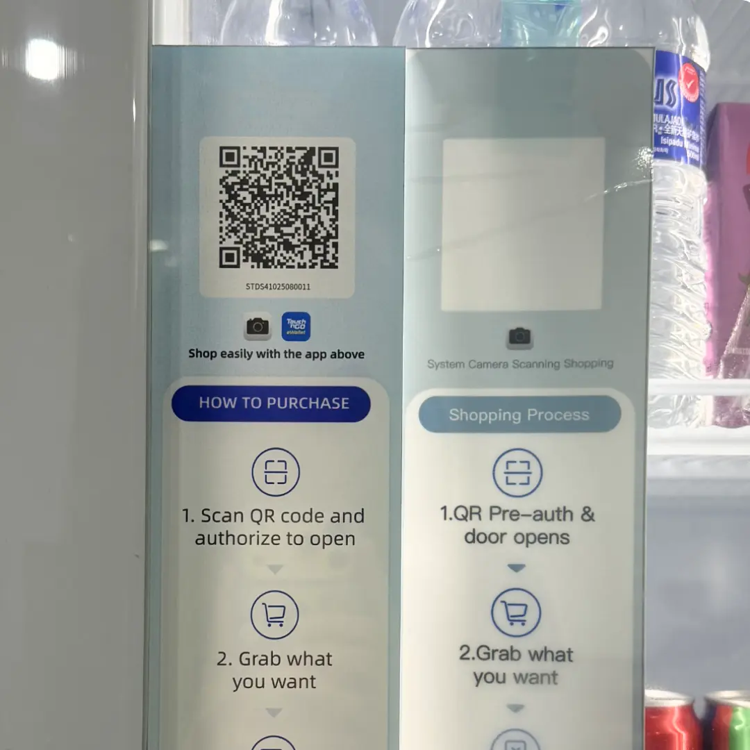 Scan the QR code on the AI Vision Smart Freezer S500P