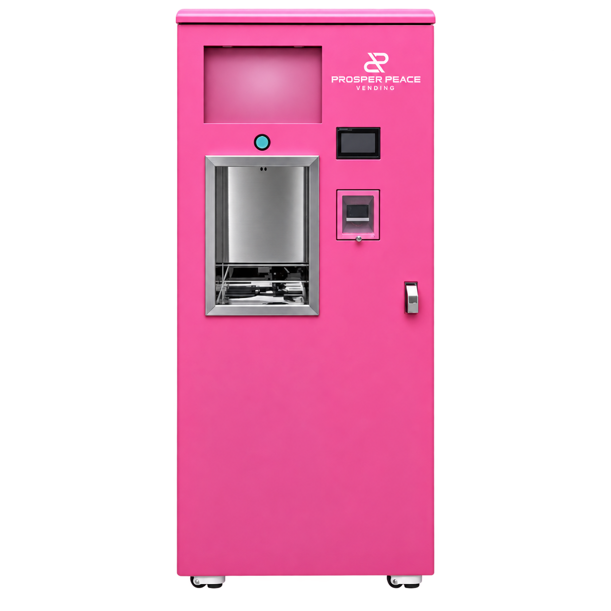 Front view of the 1-Nozzle 300L liquid detergent refill machine