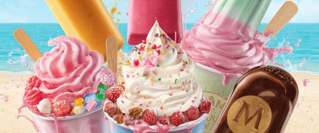 Ice cream and frozen dessert products