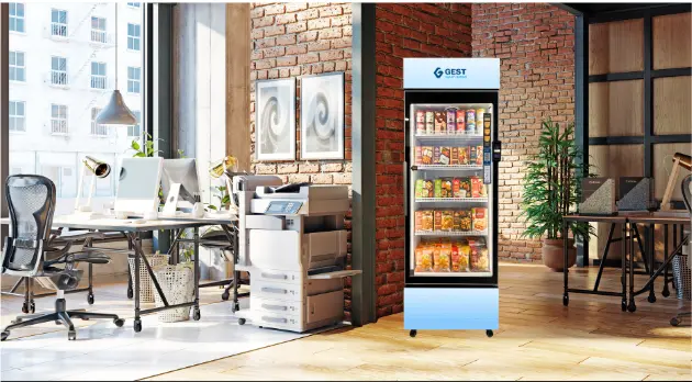 S500P vending machine in an office and corporate building