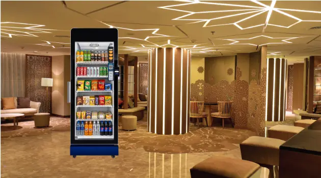 S600P vending machine in a hotel and serviced apartment