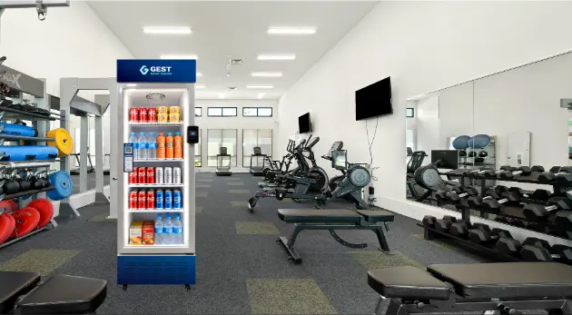 S400P vending machine in a gym and sports facility