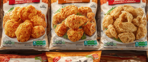 Frozen snacks and finger food