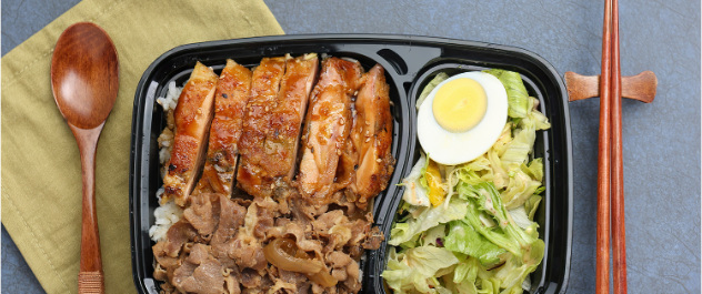 Frozen meals and bento products
